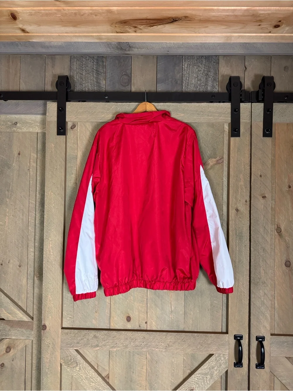 Philadelphia Phillies 1/4 zip red windbreaker jacket by G-III Size Large